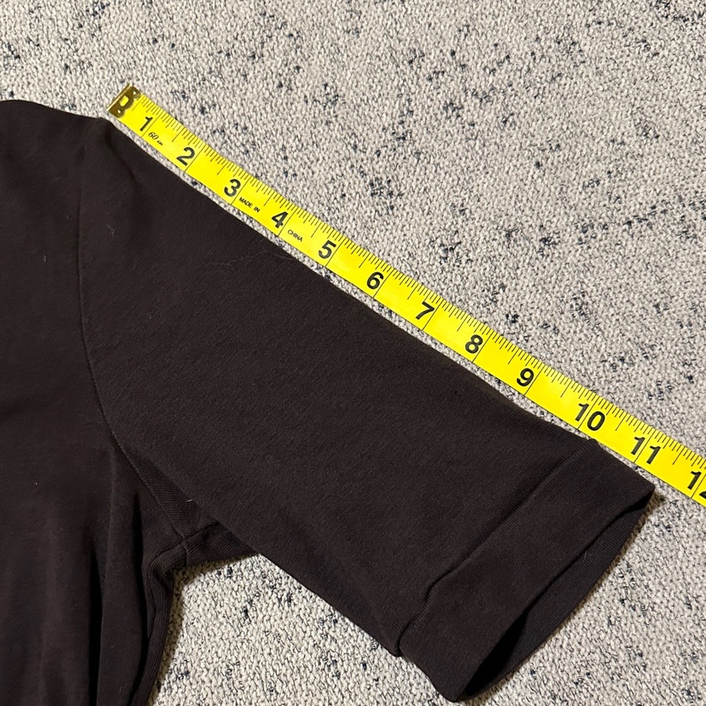 Talbots Dark Brown Short Sleeve Top - Picture 5 of 7